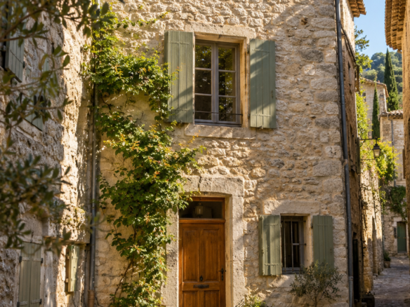 Maison de village — Lagorce exemple