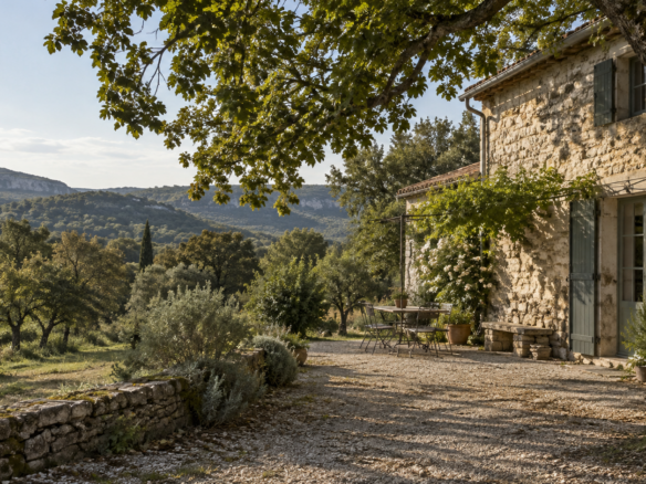 Maison en pierre — exemple de présentation